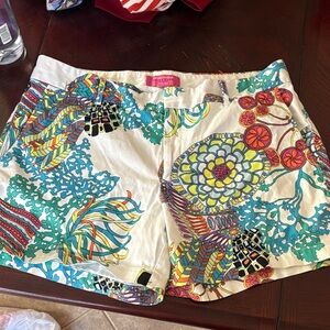 Banana Republic/Trina Turk Patterned Shorts